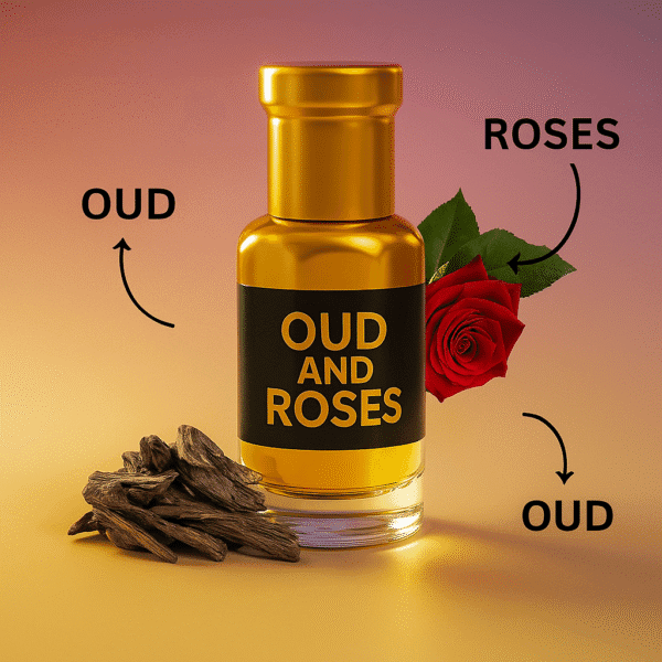 Oud & Roses Perfume - Inspired by Ahmad Al Magribi Oud & Roses - Image 2